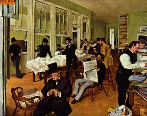 B�ro der Baumwollh�ndler in New Orleans nach Degas